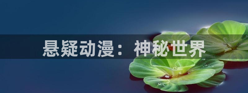omofun纯净版2024：悬疑动漫：神秘世界