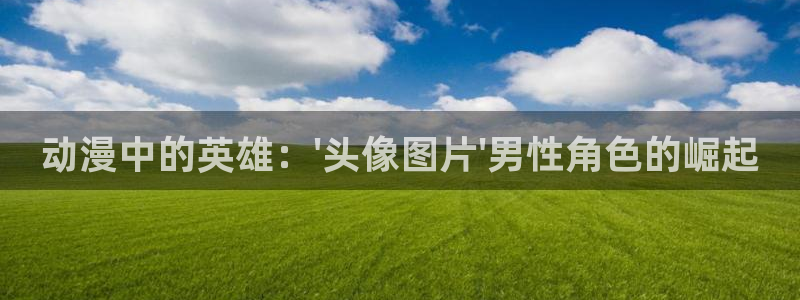 omofun复活版：动漫中的英雄：\'头像图片\'男性角色的崛起